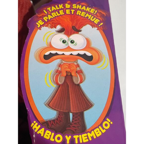 Disney Pixar Inside Out 2 Talking & Shaking Fear Plush Figure - Picture 4 of 9